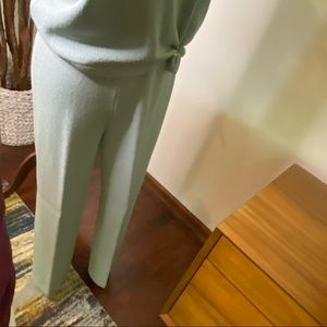 St. John Collection by Marie Gray - Mint Green Knitted pants - Size 8